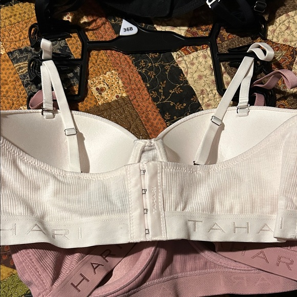 Tahari Women's Bra Set - Pink, Black, White 36B - Picture 5 of 5